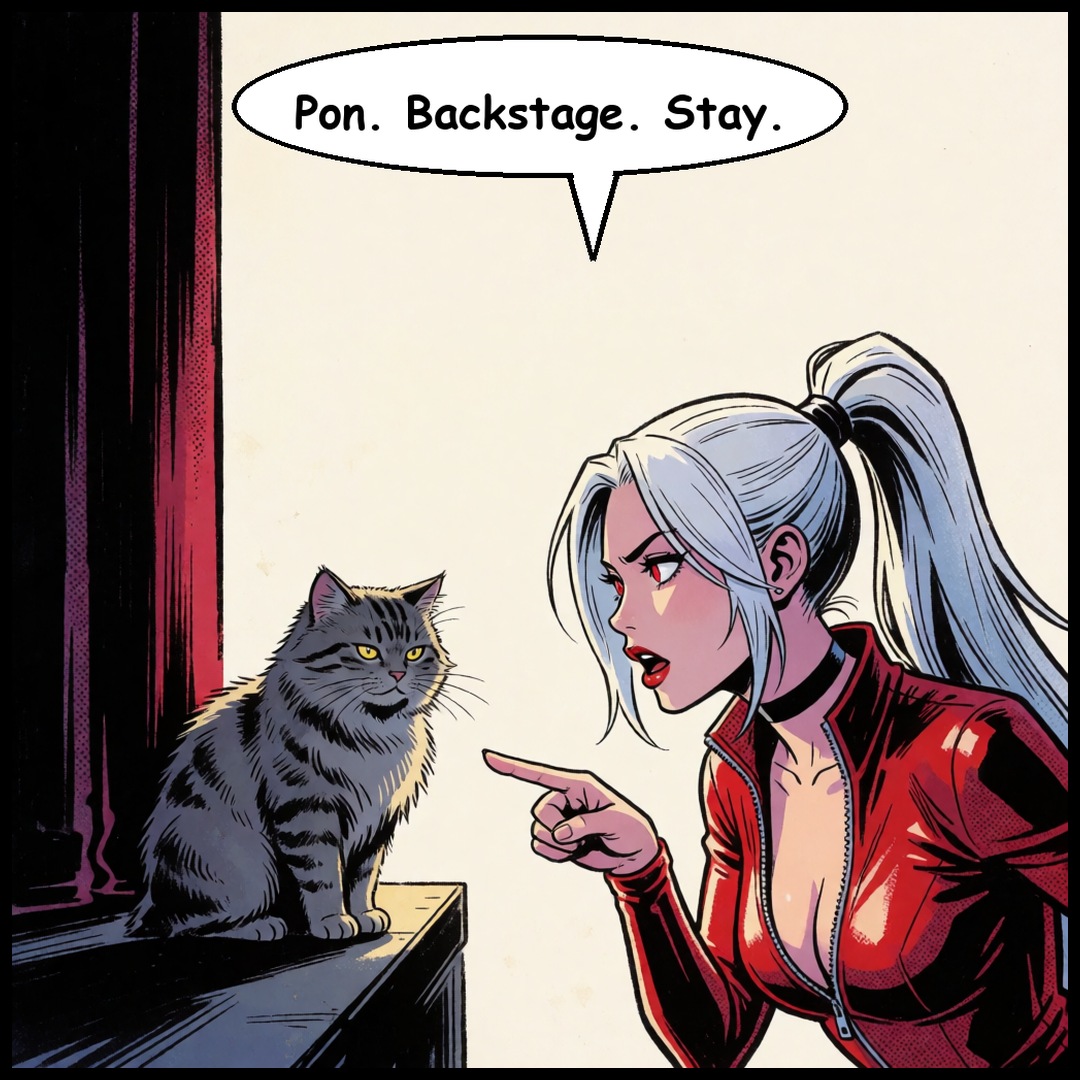Ayame & Pon: The Runway, panel 2