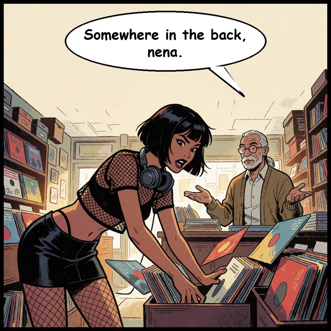 Ines & Rafa: Crate Digging, panel 2