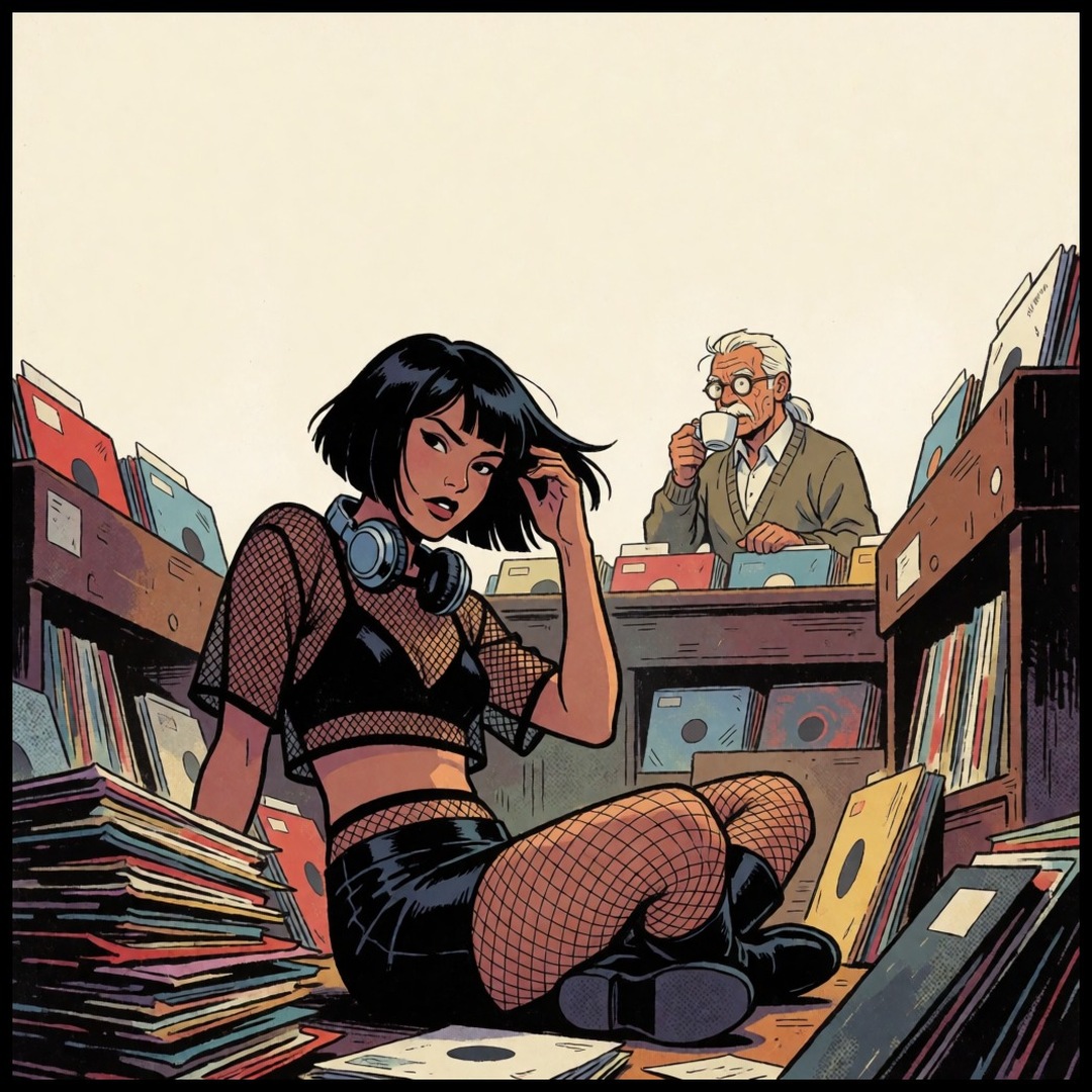 Ines & Rafa: Crate Digging, panel 3
