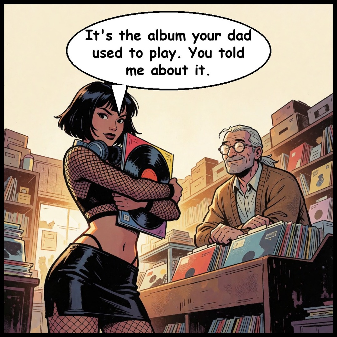 Ines & Rafa: Crate Digging, panel 4