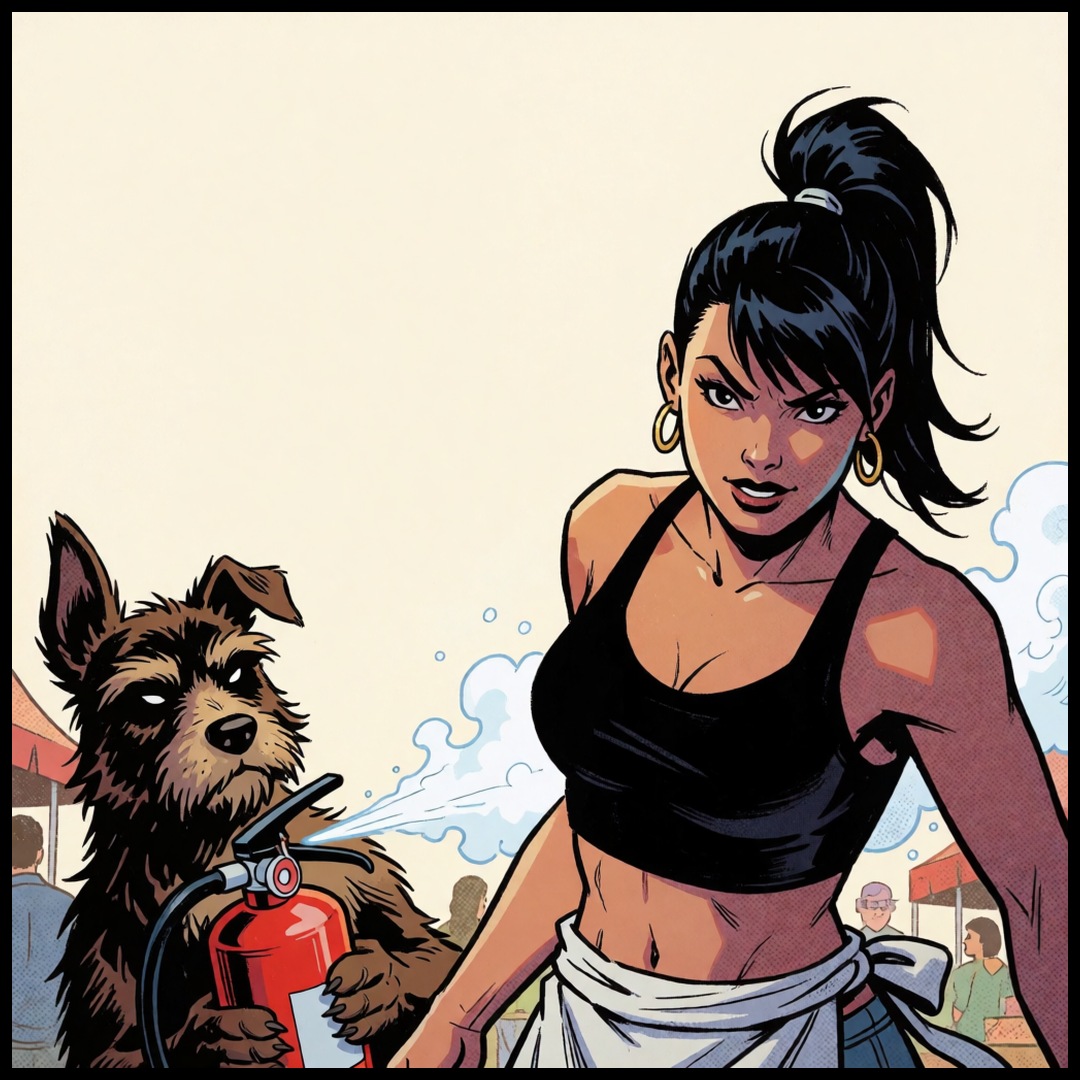 Jules & Bear: Hot Sauce Challenge, panel 3