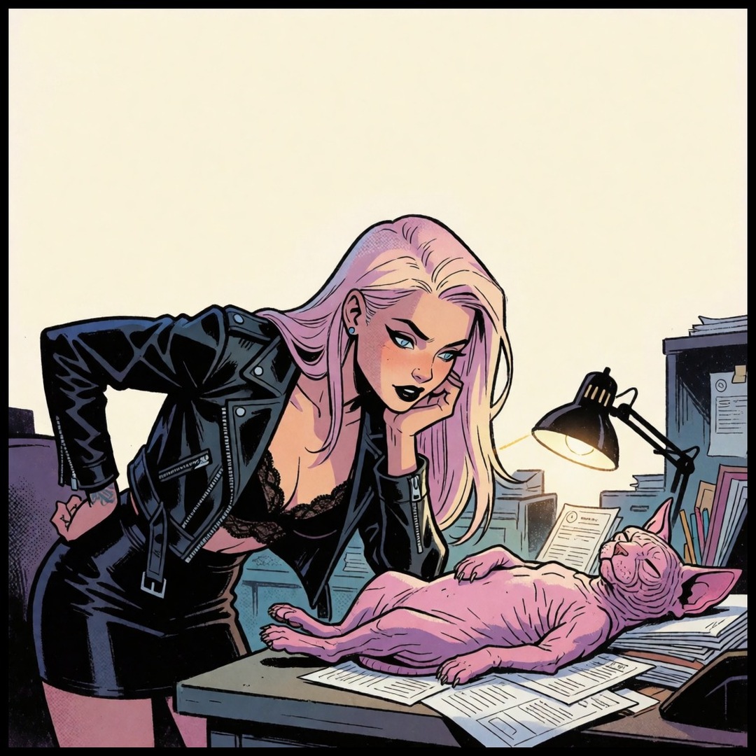 Lena & Nosferatu: The Books, panel 3