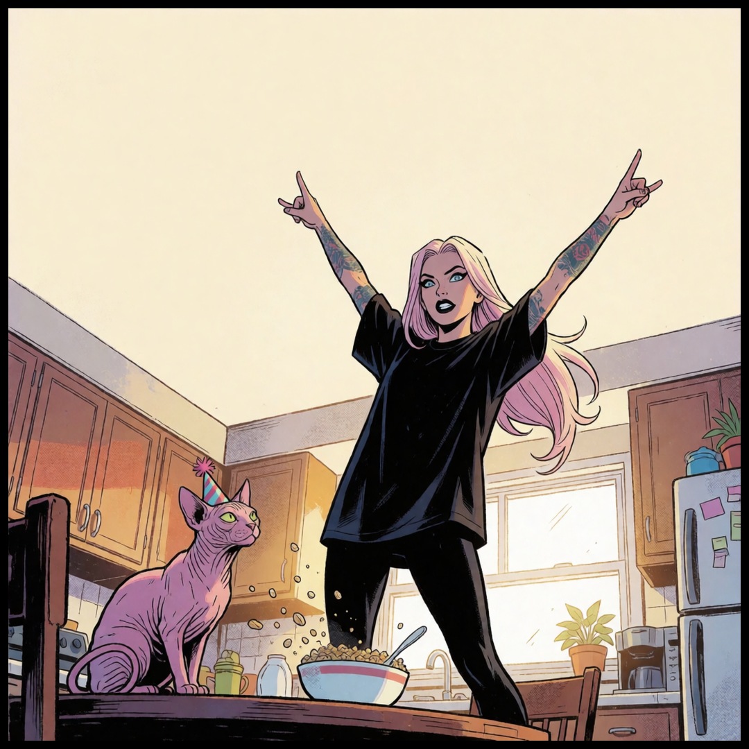 Lena & Nosferatu, Ep 1: The Idea, panel 3