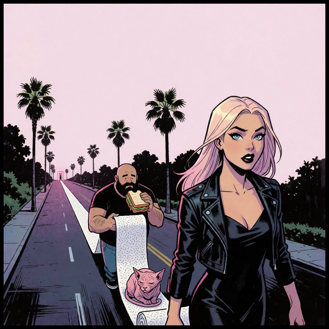 Lena & Nosferatu, Ep 2: The Guest List, panel 3