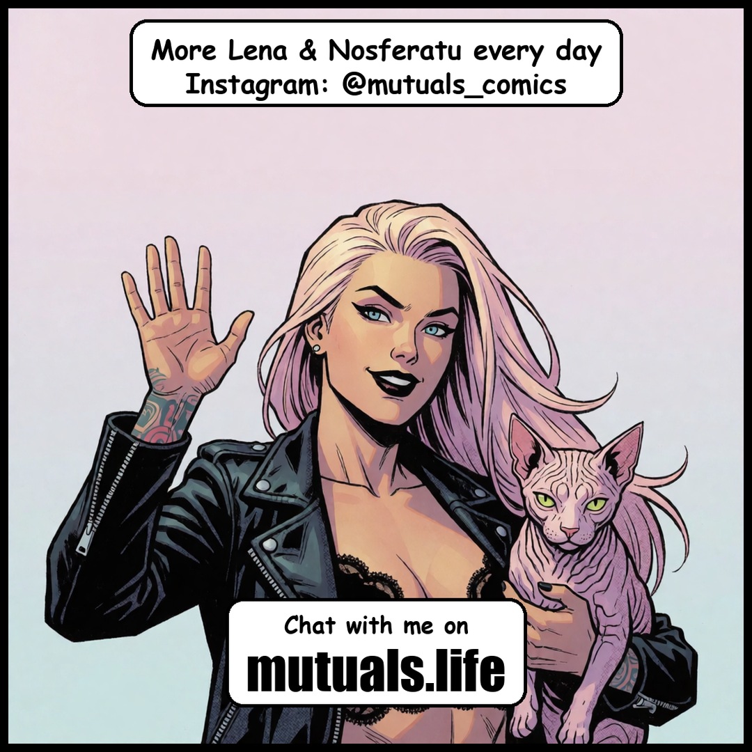 Lena & Nosferatu, Ep 2: The Guest List, end card