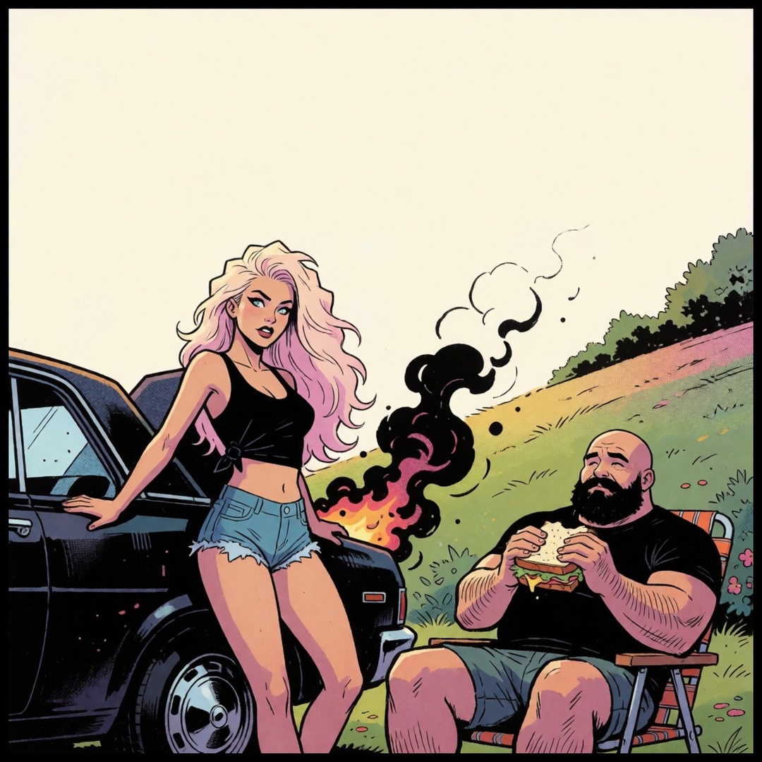 Lena & Marco: The Mustang, panel 3
