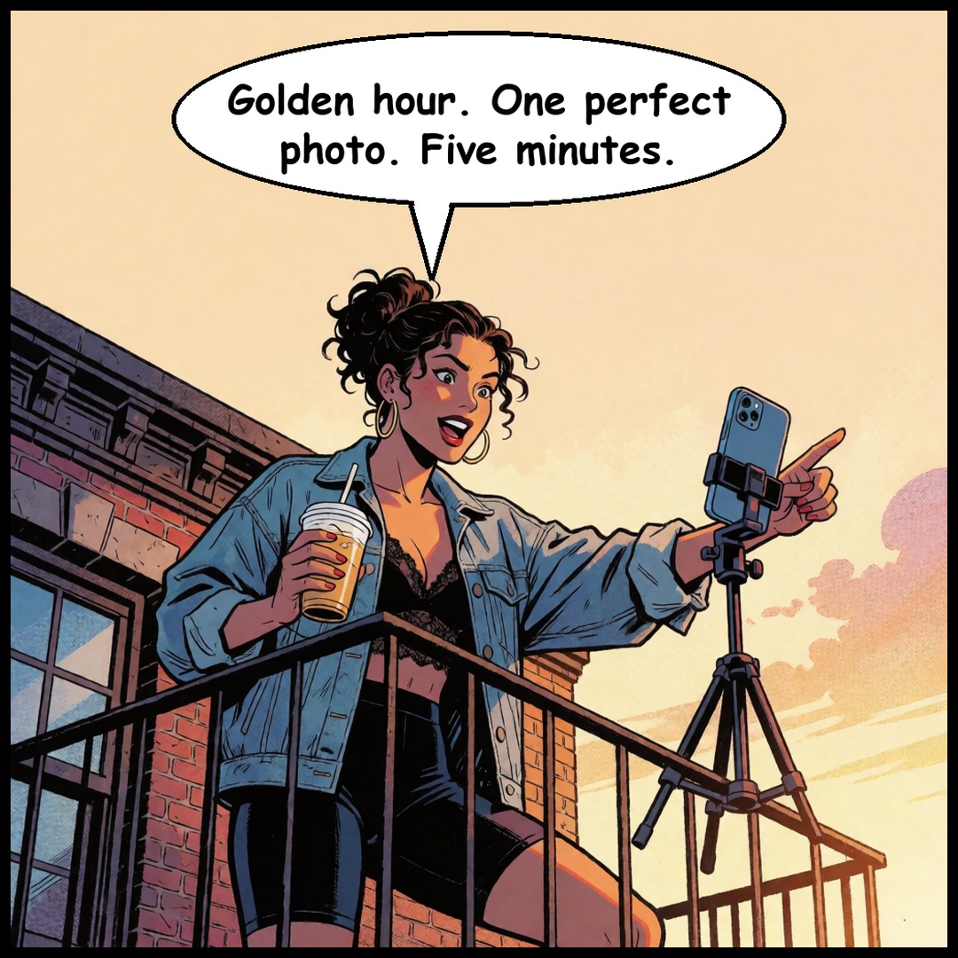Sofia & Pim: The Shot, first panel