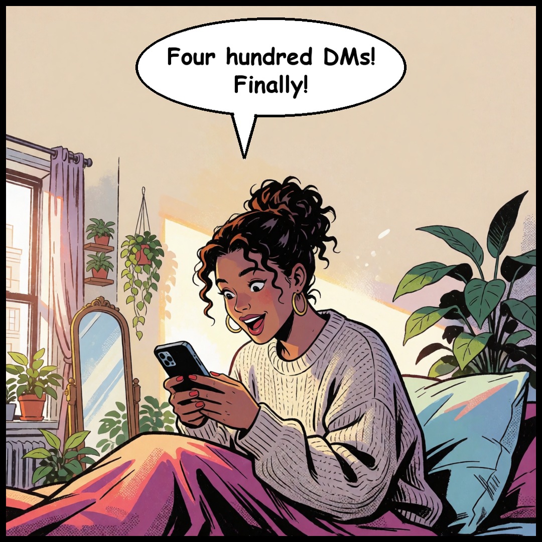 Sofia & Pim, Ep 1: The DMs, first panel