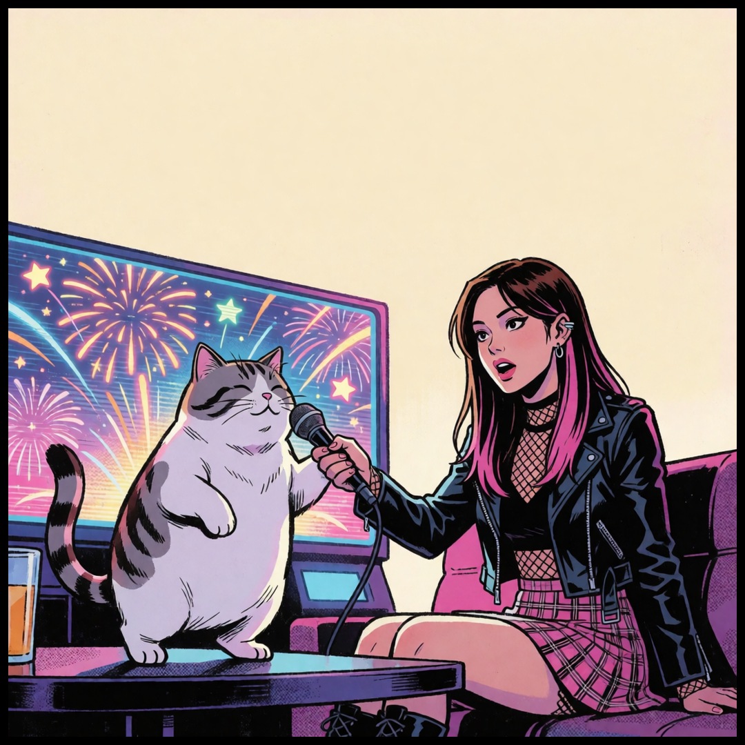 Yuna & Kongi: Karaoke Night, panel 3